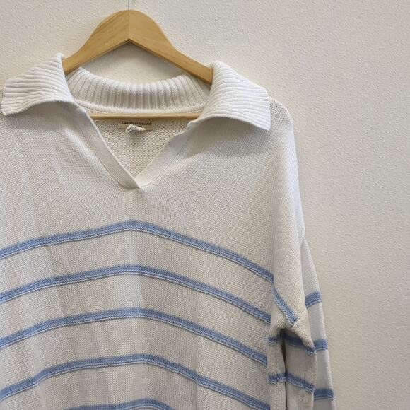 Christian Siriano New‎ York striped collared sweater size M - Picture 4 of 6